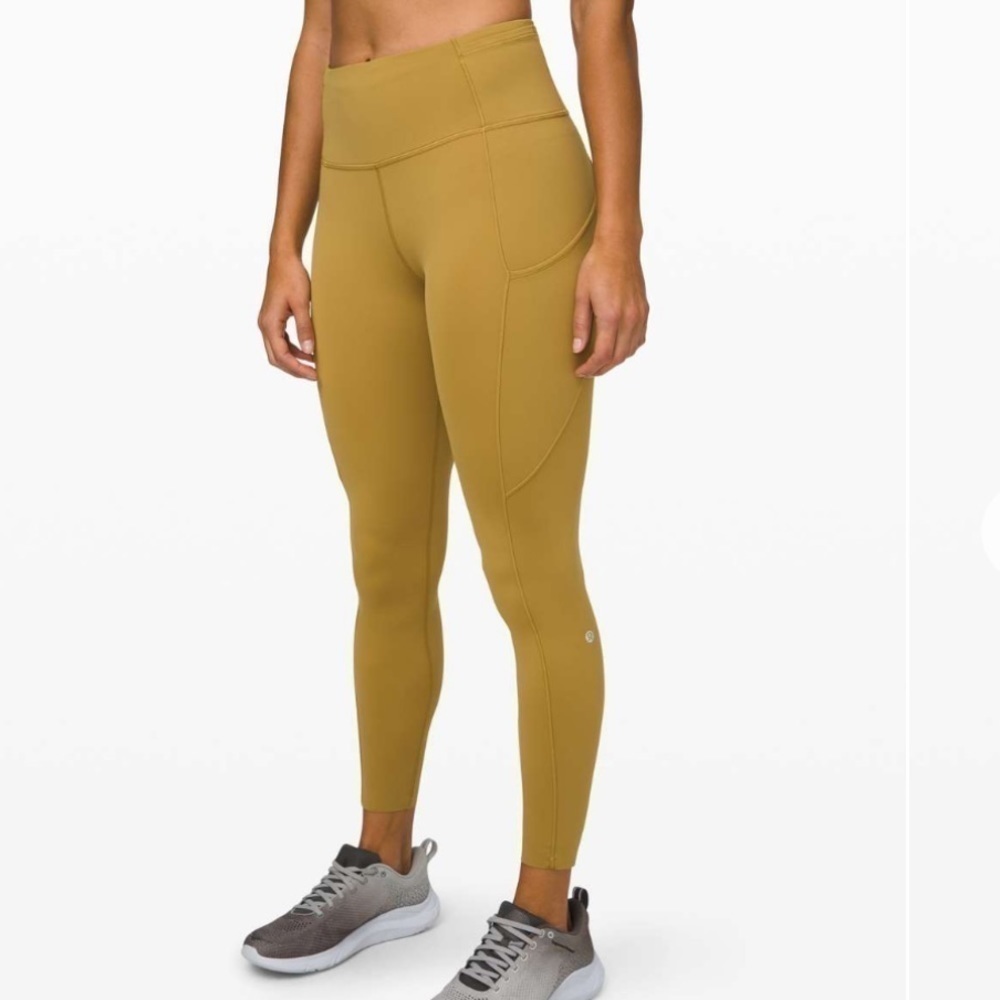 Sz2 Lululemon Fast & Free Tight II 25” in Grape Leaf EUC
